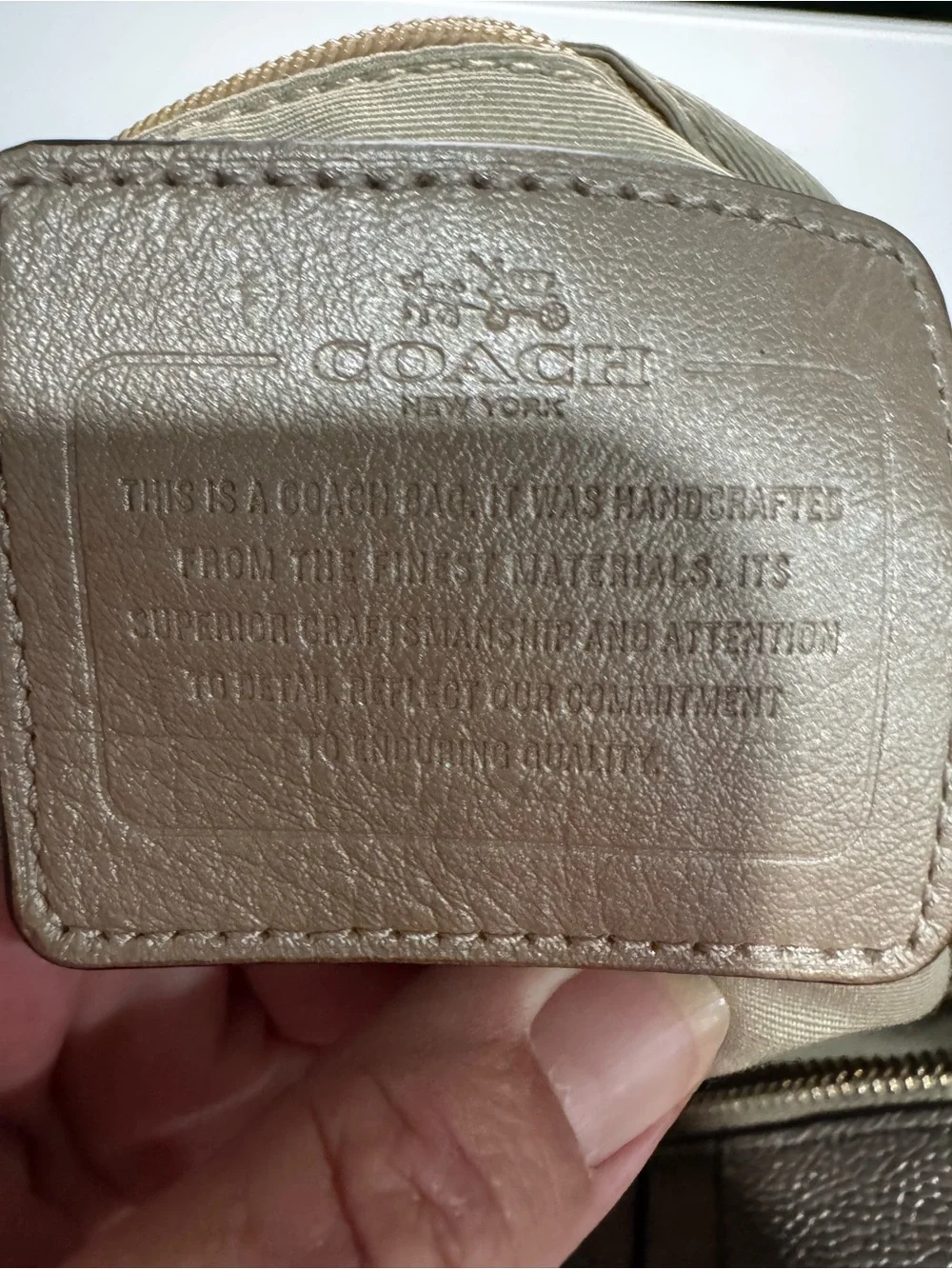 Coach Kelsey Metallic Pebbled Leather Shoulder Hobo